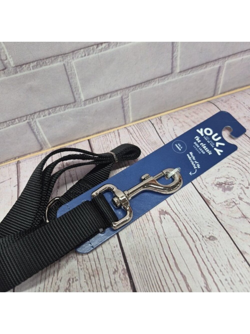 YOULY‎ The Classic Dog Lead Dog Leash, Black, 4ft, New With Tag